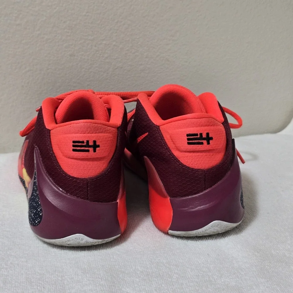 Nike Sz 6.5 Y Youth‎ Giannis Zoom Freak 1 GS Noble Red BQ5633-600